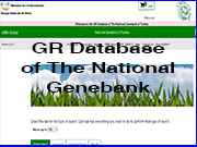 GR Database of The National Genebank